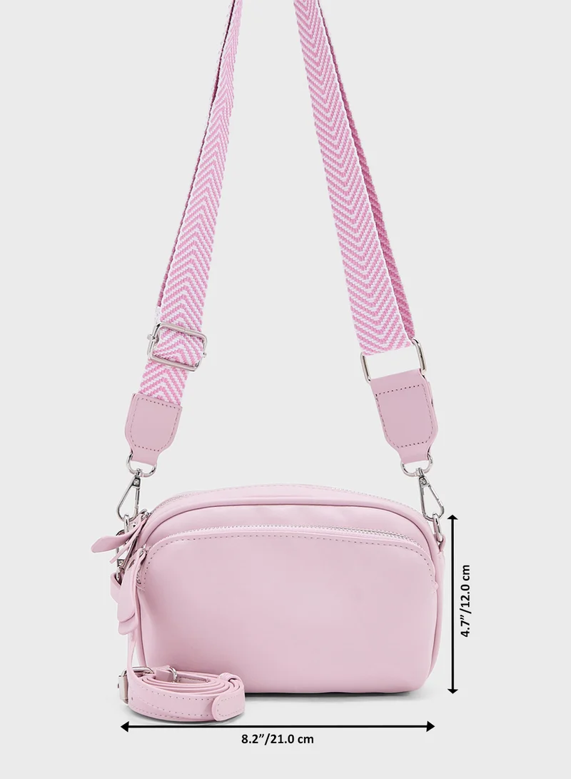 Ginger Multi Pocket Crossbody With 2 Straps