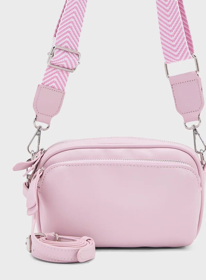 Ginger Multi Pocket Crossbody With 2 Straps