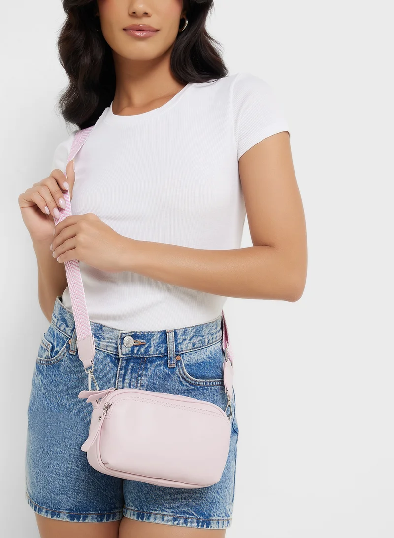 Ginger Multi Pocket Crossbody With 2 Straps