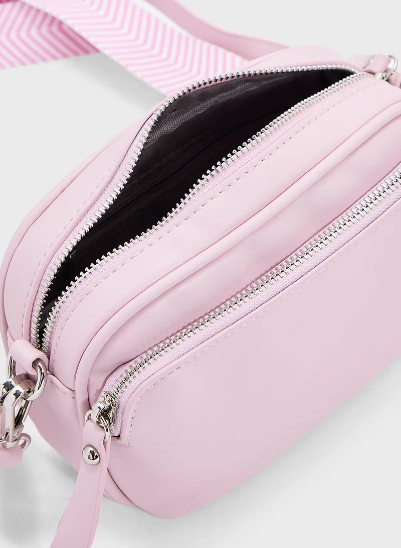 Ginger Multi Pocket Crossbody With 2 Straps