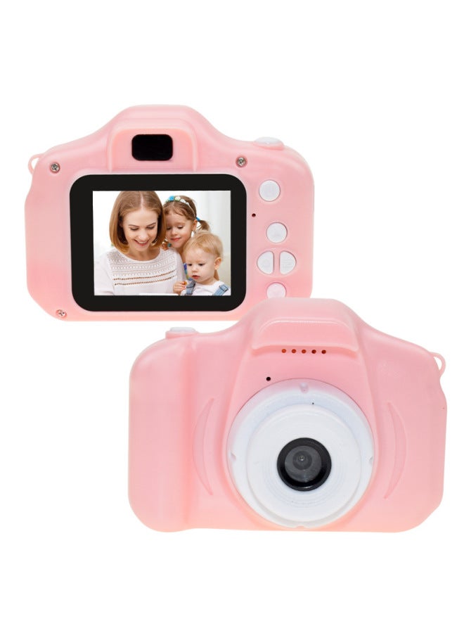 Generic X2000 High Definition Children's Digital Camera Kids Student Camera Holiday Birthday Gift Compact Portable-Body Color:2inch Screen Pink (window Box)  - Image 1