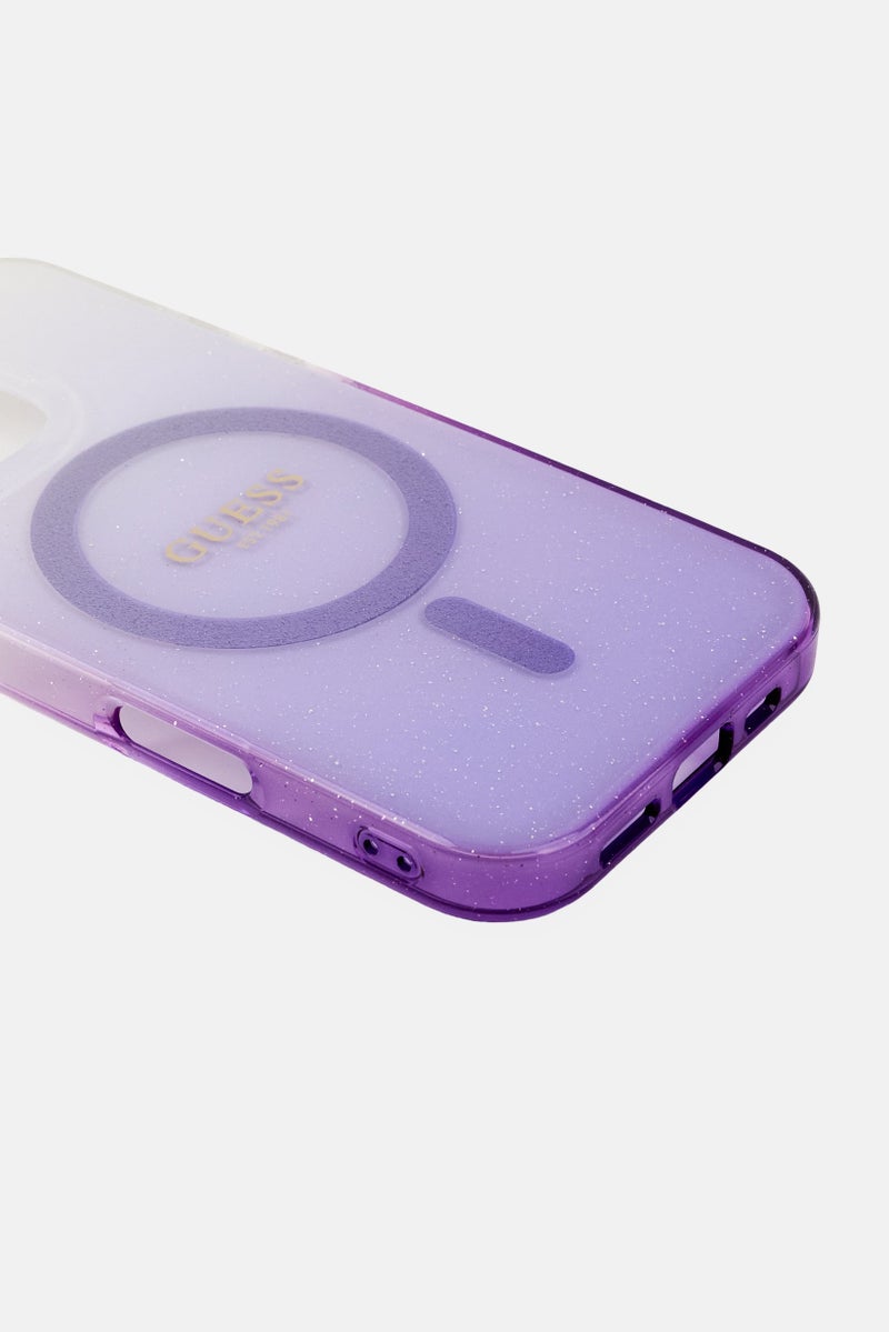 GUESS iPhone 16 Pro Magsafe Protective Case, Purple - Image 3