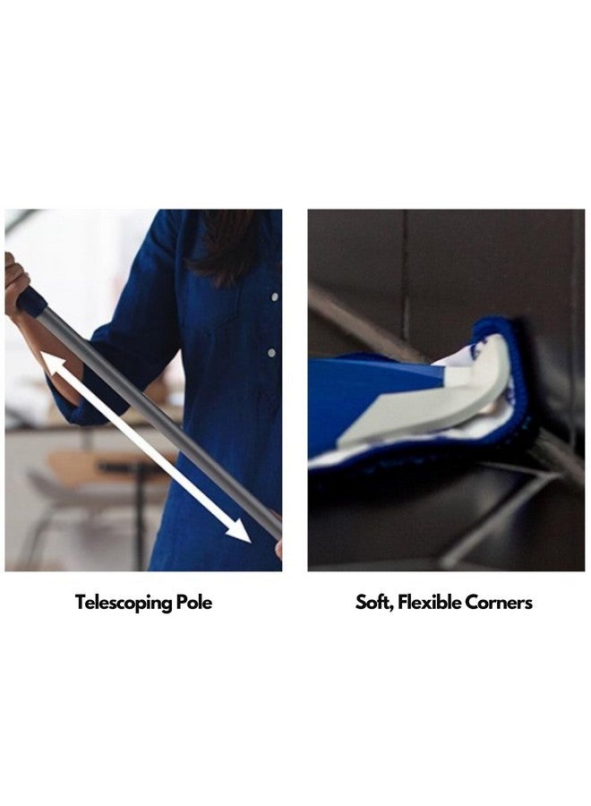 Bona Premium Microfiber Floor Mop | Wet & Dry Cleaning for Wood, Tile, Marble, Stone, Laminate, Vinyl & Granite Floors | Reusable Washable Pad | Easy Attach Mop for Home, Kitchen & Office Use - Image 5