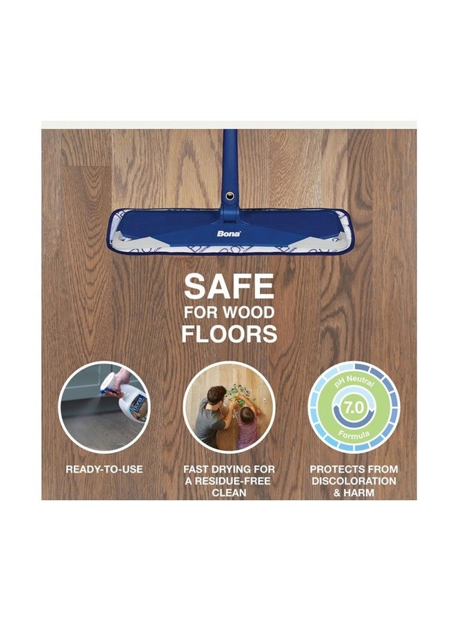 Bona Premium Microfiber Floor Mop | Wet & Dry Cleaning for Wood, Tile, Marble, Stone, Laminate, Vinyl & Granite Floors | Reusable Washable Pad | Easy Attach Mop for Home, Kitchen & Office Use - Image 2
