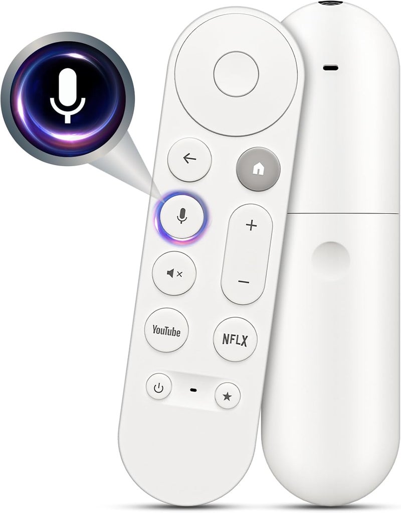 LOUTOC Voice Replacement Remote Control for Chromecast-Google-TV 4K/HD, for Google-TV-Streamer-Remote 4K - Image 1