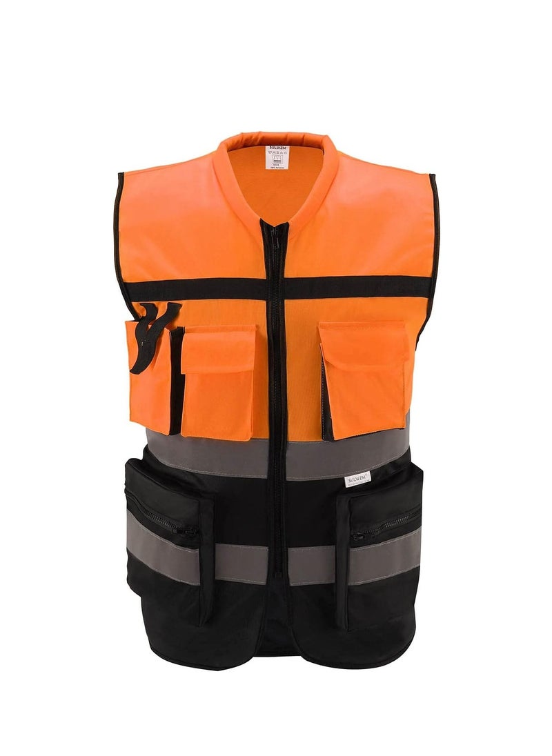 ABBASALI Reflective Half Sleeves Fabric Vest  - Image 1