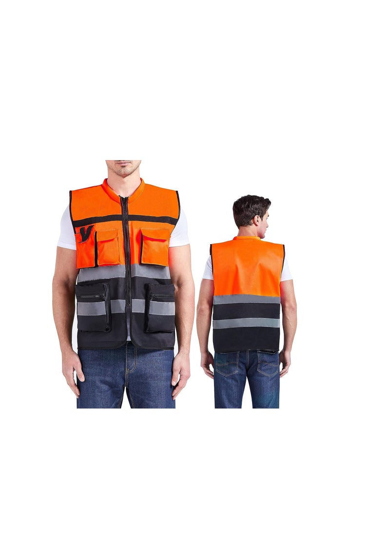 ABBASALI Reflective Half Sleeves Fabric Vest  - Image 2