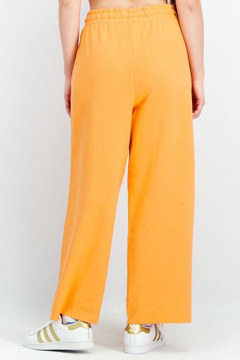 Tchibo Women Sportswear Fit Solid Outdoor Sweat Pants, Orange  - Image 2