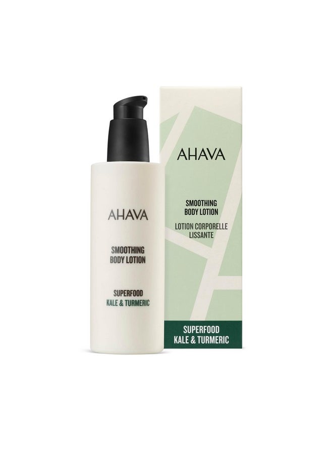 AHAVA Kale Turmeric With Dead Sea Minerals Anti Aging Body Lotion, For Dry Skin, Vegan, 8.5 Fl. Oz.  - Image 3
