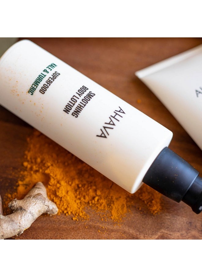 AHAVA Kale Turmeric With Dead Sea Minerals Anti Aging Body Lotion, For Dry Skin, Vegan, 8.5 Fl. Oz.  - Image 5