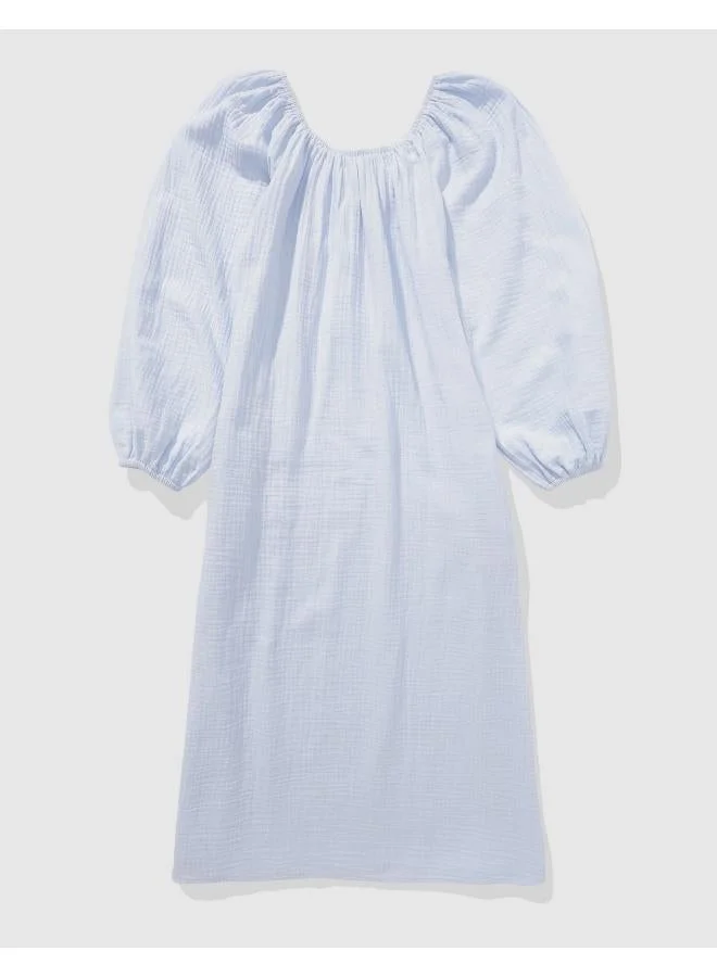 Aerie Square Neck Midi Dress