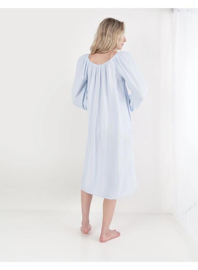 آري من امريكان ايجل فستان ميدي بياقة مربعة - Image 4