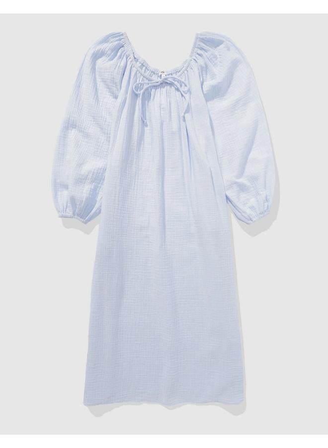 آري من امريكان ايجل فستان ميدي بياقة مربعة - Image 3