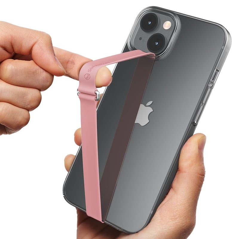 Sinjimoru CShaped Clip Finger Phone Grip Sinjimoru Silicone Cell Phone Strap for Phone Case with Clip as Phone Loop Holder for iPhone Case Samsung Phone Sinji Loop Clip Pink 230 - Image 3