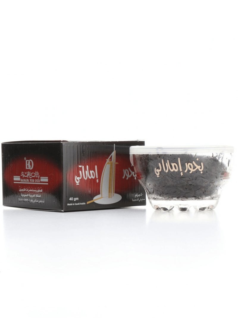 Bakhoor Emirates Incense Agarwood Multicolour 40grams