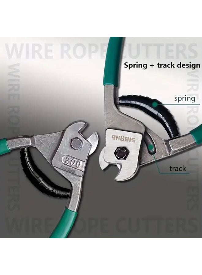 8 Inch Heavy Duty Industrial Wire Cutter Pliers 1PC For Steel Rope Cable - Image 5