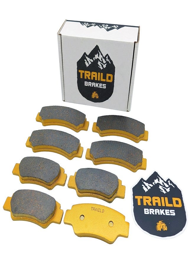 Traild CF Moto UFORCE 500, 600, 800, 1000 2018-2024 Ceramic Brake Pad Set Front & Rear - Image 1