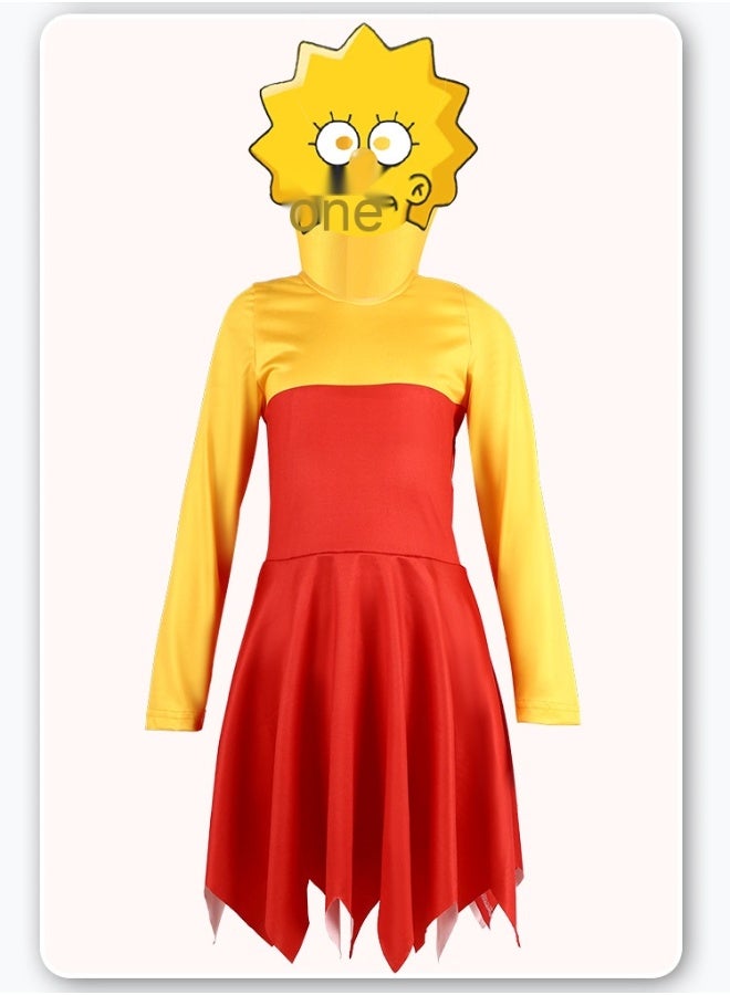 Cosplay Outfits Of The Same Style As The Simpsons Animation Children's Clothing Performance Costumes Cosplay Outfits The Simpson Family - Image 2