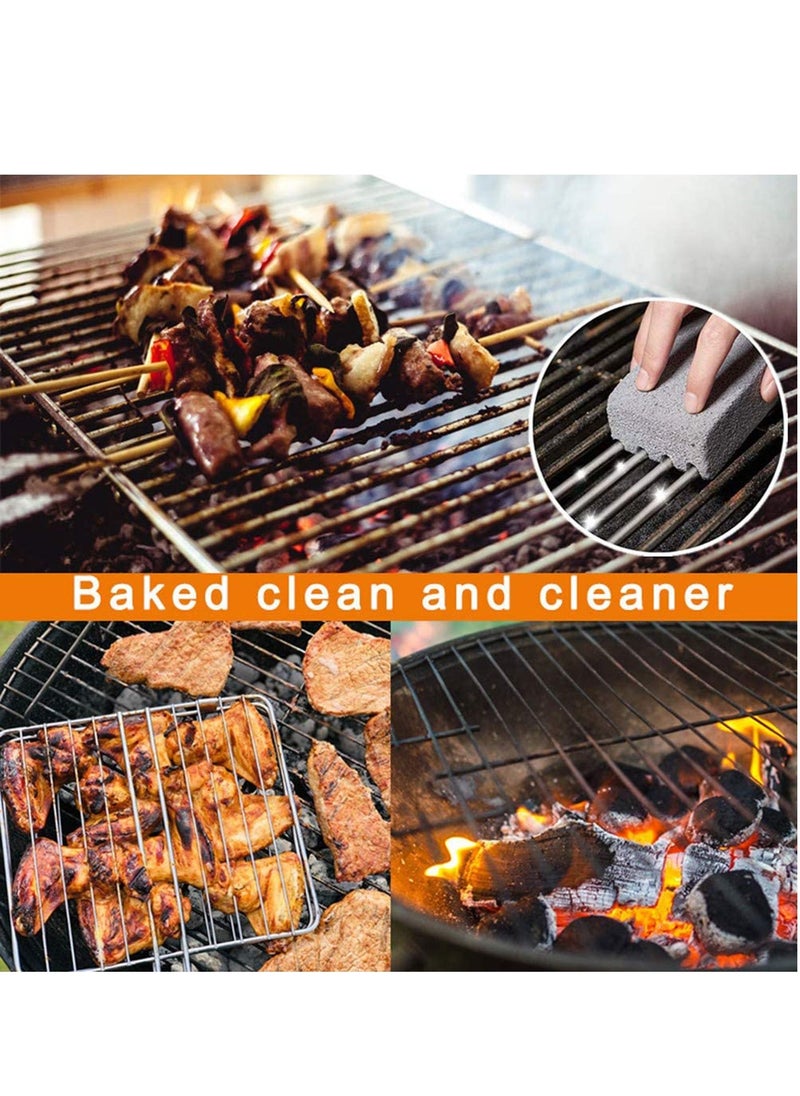 Generic - Griddle Grill Cleaning Brick Block - Pumice Cleaner Stone Tool - Cleaning Flat Top Grills or Griddles, Grills Grate - Removes Stubborn Grime for Restaurant, Outdoor, Home and Kitchen (4Pack) - Image 1
