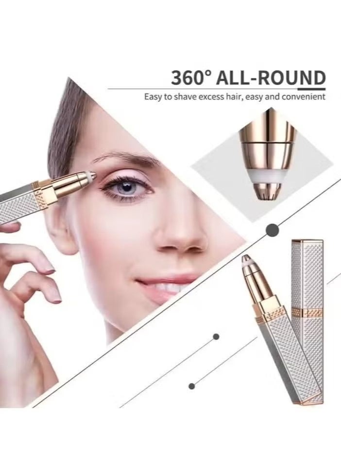 BLAWLESS 2-in-1 Facial Hair Removal and Skin Care Tool for Chin, Cheeks, Eyebrows, and Upper Lip HX-207 White - Image 5