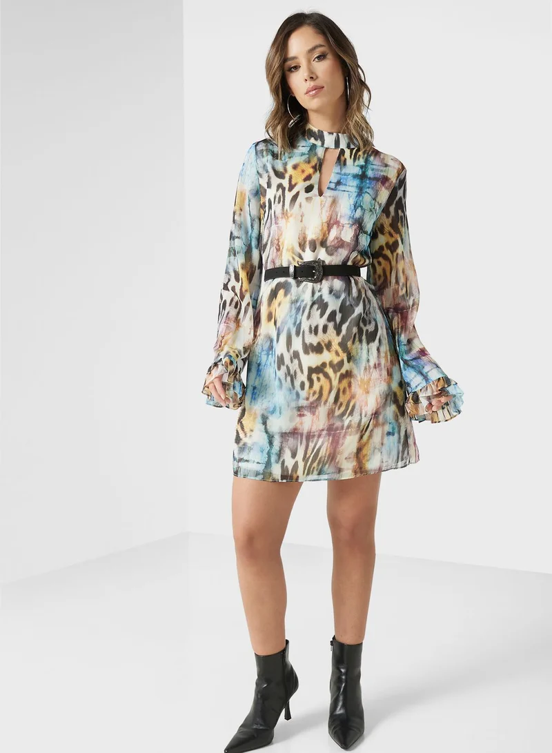 GUESS Animal Print Dress