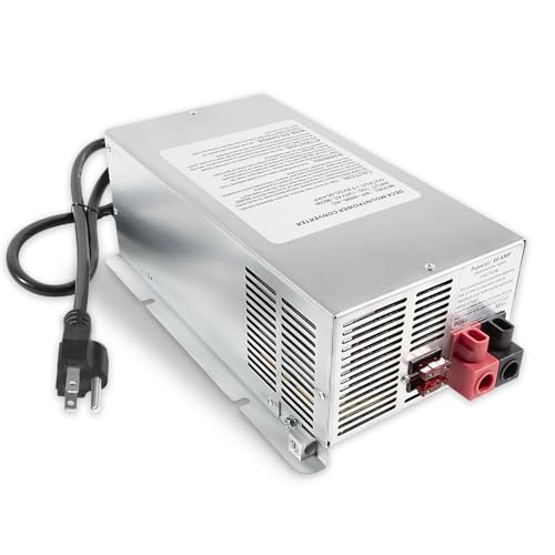 USSKYBOY WF-9855 55 Amp Deck Mount Charger/Converter with Lithium-Ion Switch Replacement for RV Trailer Camper 9800 Series - Image 1