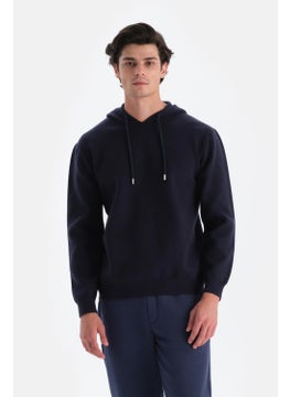 dagi Navy Blue Men's Hooded Sweater  - Image 1