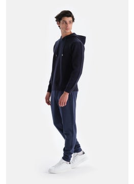 dagi Navy Blue Men's Hooded Sweater  - Image 3