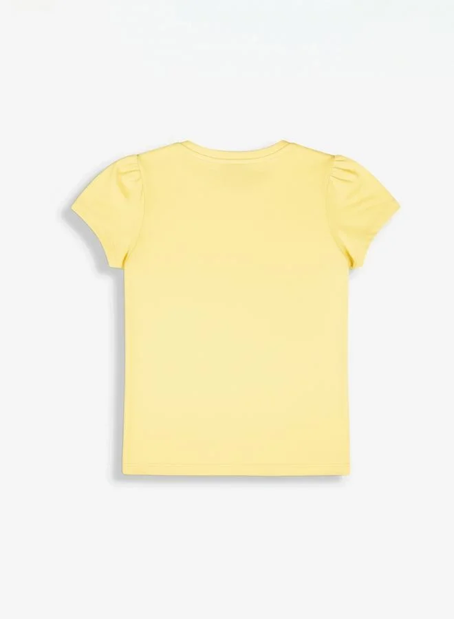 Looney Tunes Graphic Print Round Neck Fashion T-shirt