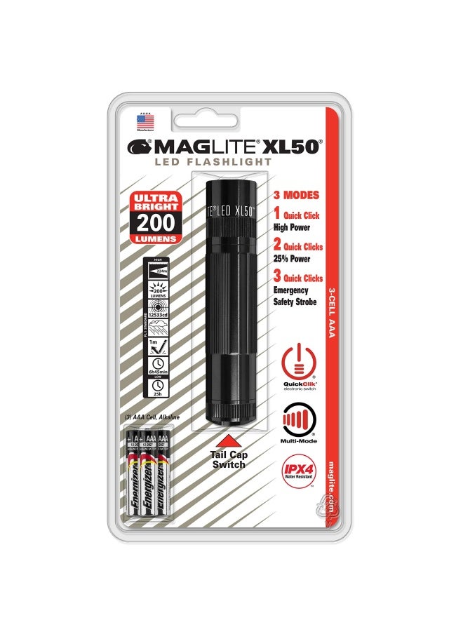 MAGLITE Maglite Xl50-S3016Y 200 Lumens Led Flashlight  Black  - Image 3