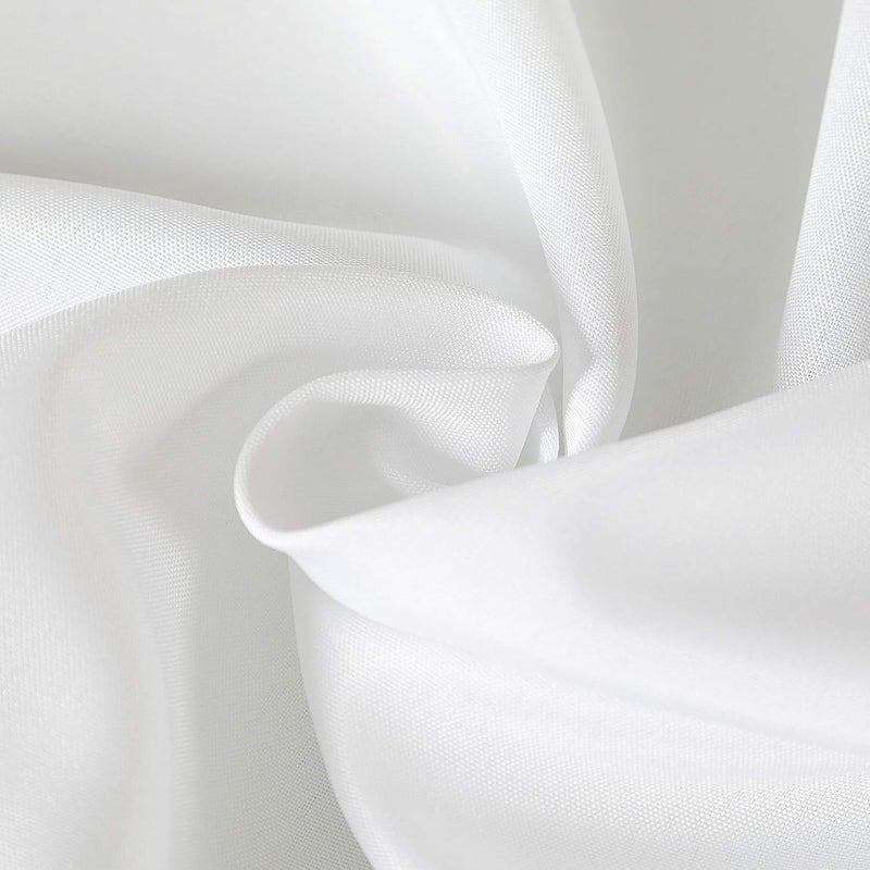 CupuamonSquare Tablecloth 70x70 inch Washable Polyester Fabric Table Cloth for Wedding Party Dining Banquet Decoration（70x70,White） - Image 4