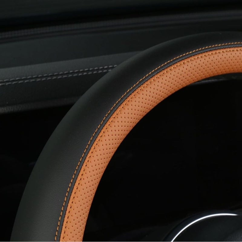 Steering Wheel Cover Manufacturers Simple Fashion Car Interior Products Breathable Sweat-Absorbent Car Universal Handle Cover - Image 5