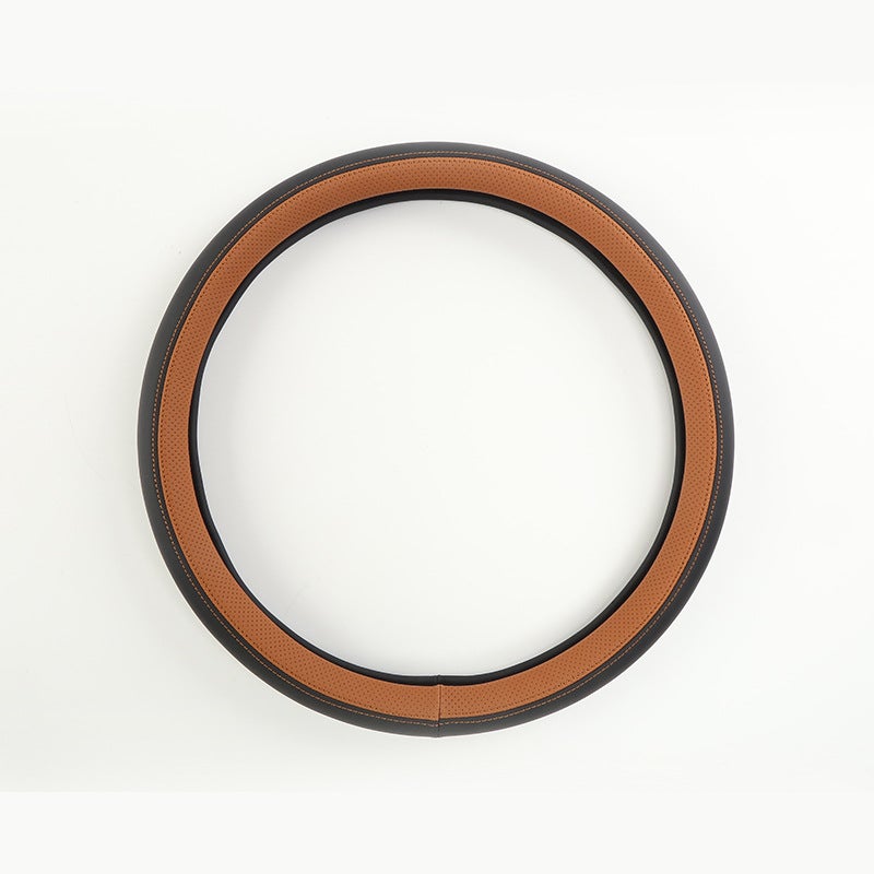Steering Wheel Cover Manufacturers Simple Fashion Car Interior Products Breathable Sweat-Absorbent Car Universal Handle Cover - Image 1