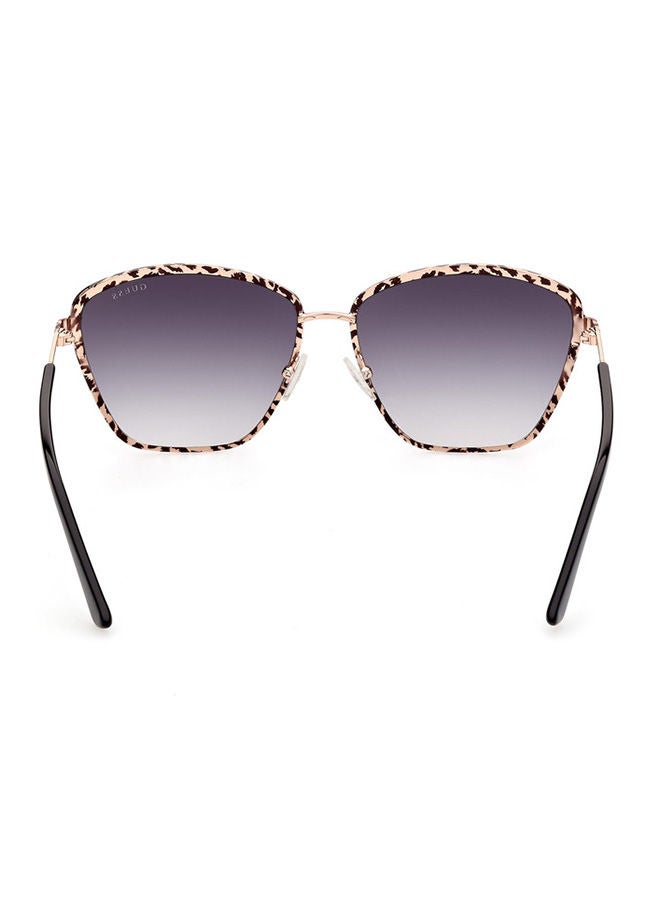 GUESS Women's UV Protection Square Sunglasses - GU784828B60 - Lens Size 60 Mm - Image 4