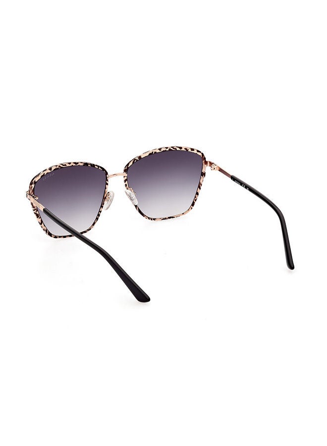 GUESS Women's UV Protection Square Sunglasses - GU784828B60 - Lens Size 60 Mm - Image 3