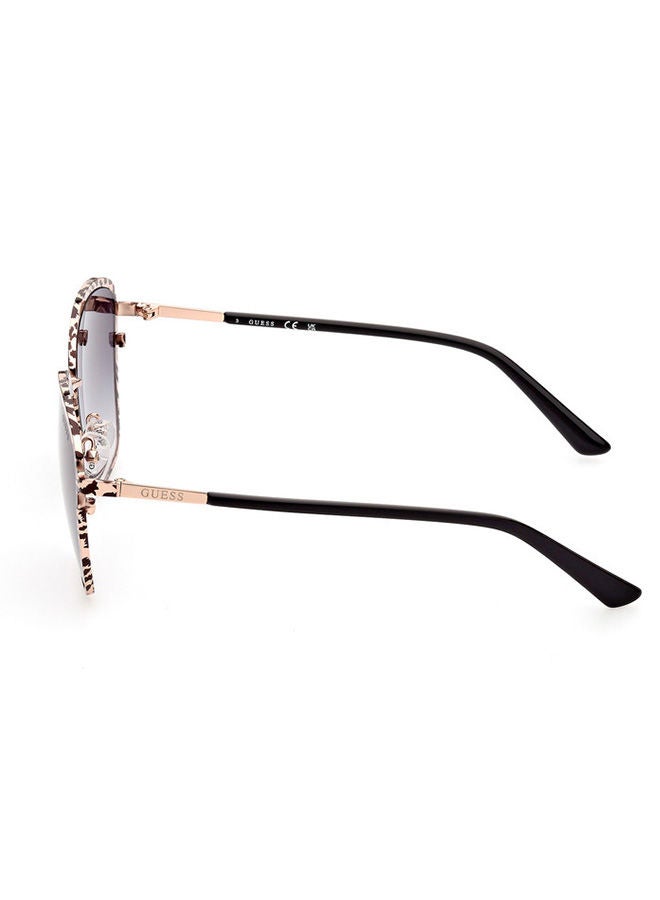 GUESS Women's UV Protection Square Sunglasses - GU784828B60 - Lens Size 60 Mm - Image 2