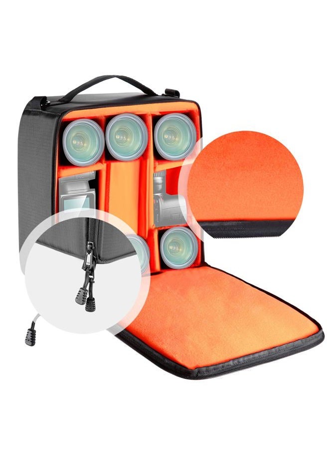 Neewer Neewer® Flexible Partition Camera Padded Bag Insert Protection Handbag for SLR DSLR Mirrorless Cameras and Lenses,Flash Light,Radio Trigger,Battery and Charger,Cables and Other Camera Accessories  - Image 5