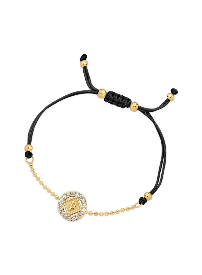 بوليس Luck Gold Plated Ladies Bracelet With Crystals 170+35MMPEJLB0003602
