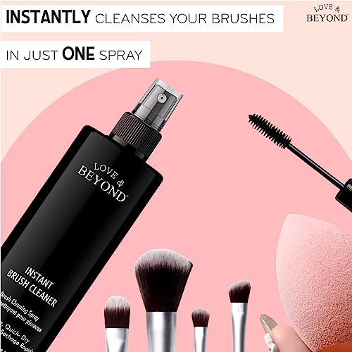 HARRODS Love & Beyond Experience Professional-Grade Makeup Brush Cleaning-Deep Cleans & Odorizes Both Natural & Synthetic Brushes-Rinse-Free Formula For Quick-Drying & Hassle-Free Maintenance - Image 2
