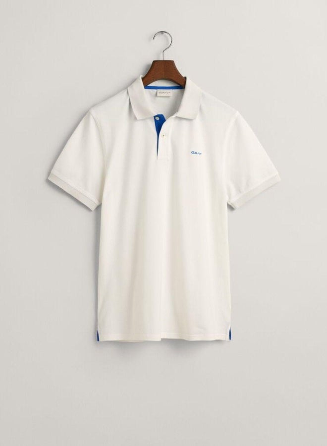 Gant Contrast Piqué Polo Shirt - Image 5