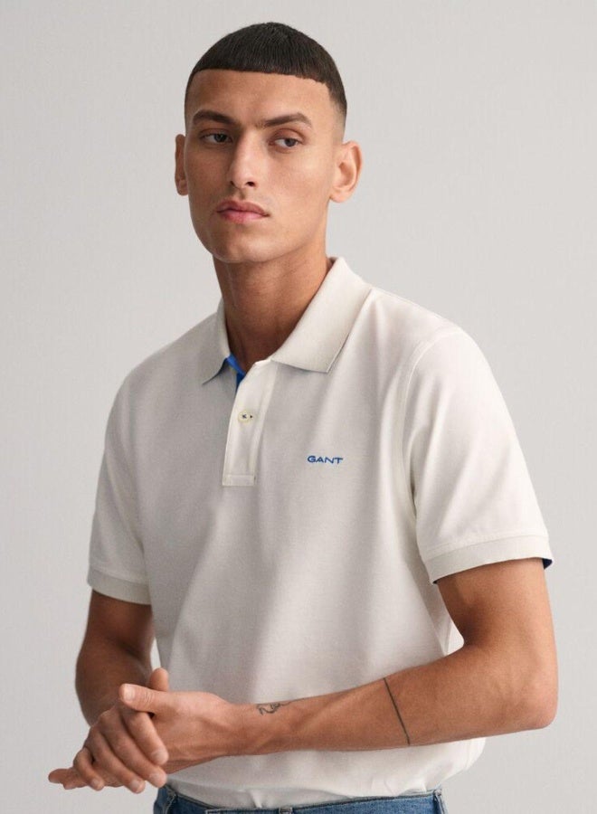 Gant Contrast Piqué Polo Shirt - Image 2