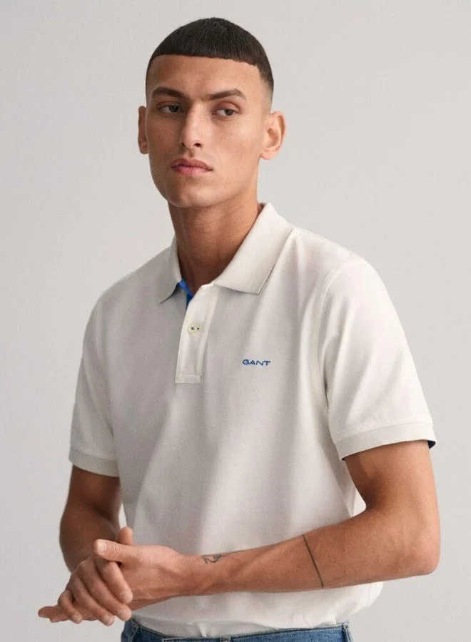 GANT Gant Contrast Piqué Polo Shirt