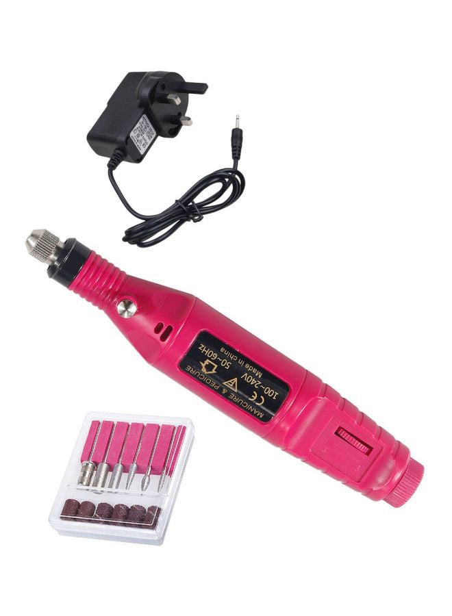 NIBEMINENT Electric Manicure And Pedicure Kit Red