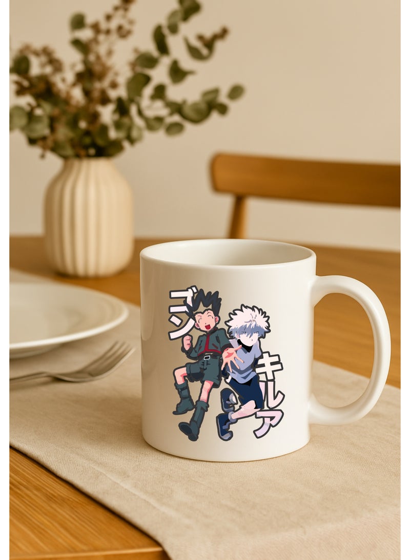 BSE Ceramic Mug – Gon & Killua from Hunter x Hunter – Official Anime Design – with Gift Box - Image 2