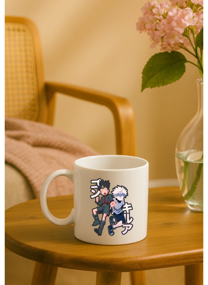 BSE Ceramic Mug – Gon & Killua from Hunter x Hunter – Official Anime Design – with Gift Box - Image 1