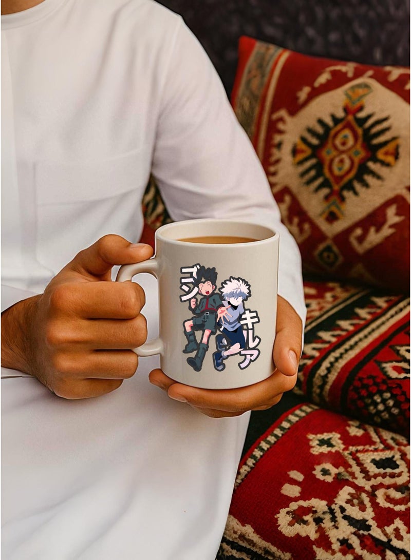 BSE Ceramic Mug – Gon & Killua from Hunter x Hunter – Official Anime Design – with Gift Box - Image 5