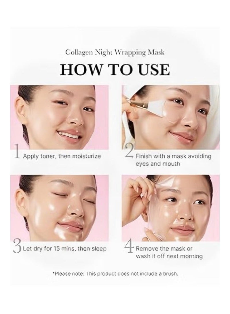 ميديكيوب الكولاجين Medicube بين عشية وضحاها قشر قبالة حزمة قناع الوجه - مرونة وترطيب رعاية ، يقلل من الترهل والبلاء - الكولاجين المائي للبشرة المتوهجة - العناية بالبشرة الكورية ، 2.53 fl.oz ، 75 مل. - Image 4