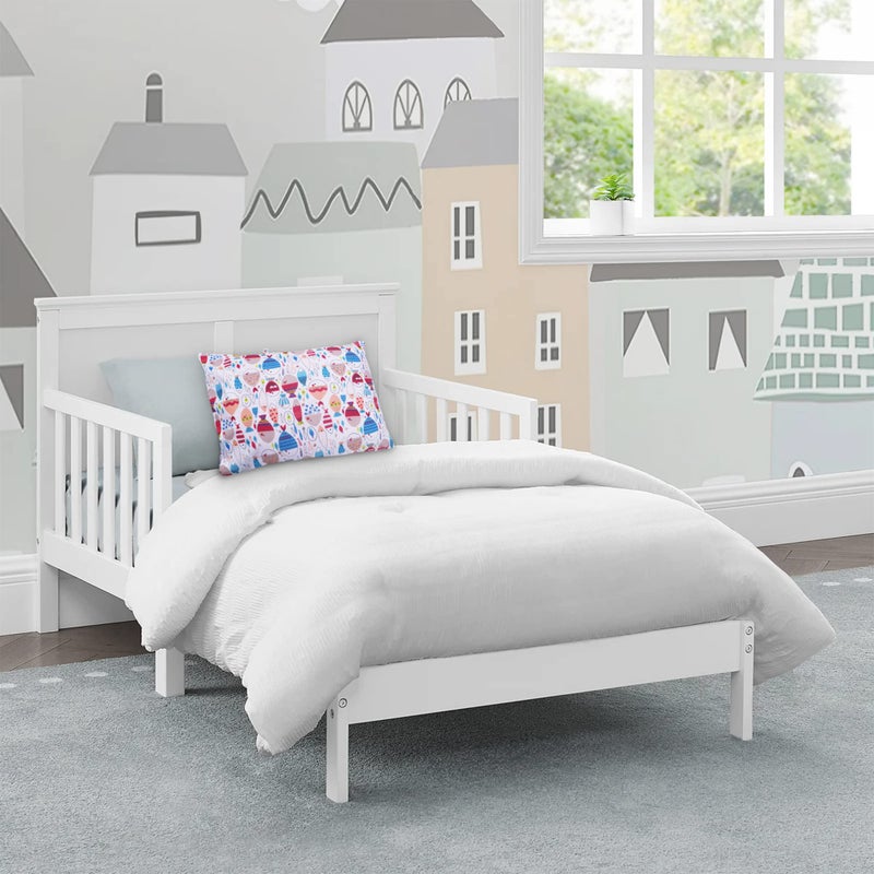 Kradyl Kroft وسادة كرايدل كروفت للأطفال بغطاء قابل للإزالة من 100% قطن - 20 × 15 بوصة | وسائد الأطفال | وسائد الرضع - أسماك ملونة - Image 4