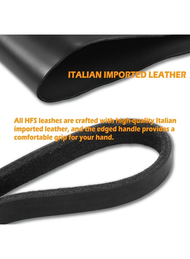 Highland Farms Select Premier 6Ft Leather Dog Training Leash. Made from Leather and is a Great Option for Hunting Dogs or General Obedience in The Backyard.Christmas Dog Gifts-Black - Image 3