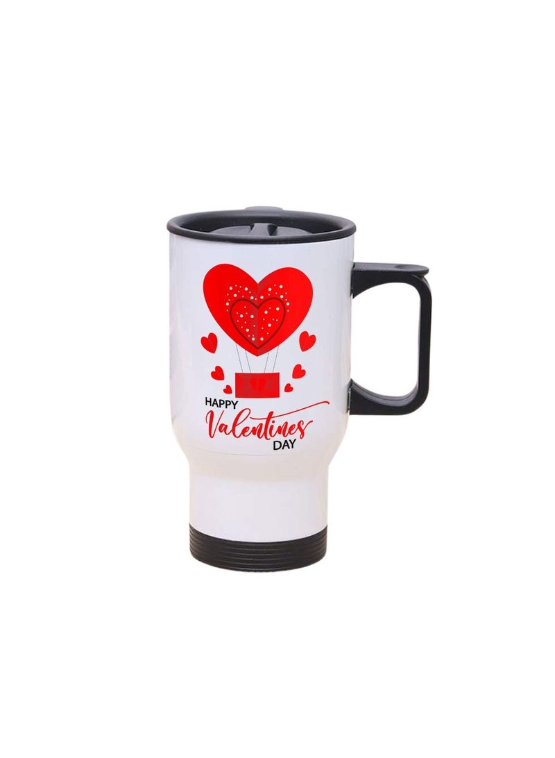 PRINTSHOP4ME Valentine's Day Insulated Travel Mug–Stainless Steel Mug For Hot&Cold Drinks–| Thoughtful Gift Special Someone Birth Day Gifts Travel Mug.  - Image 1